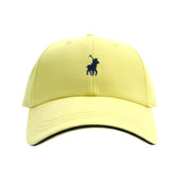Polo 6 Panel Structured Peak Cap Yellow – Adjustable Baseball Cap